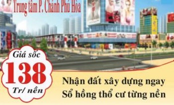 Bán đất khu dân cư Chánh Lưu, giá chỉ 233 triệu/ nền